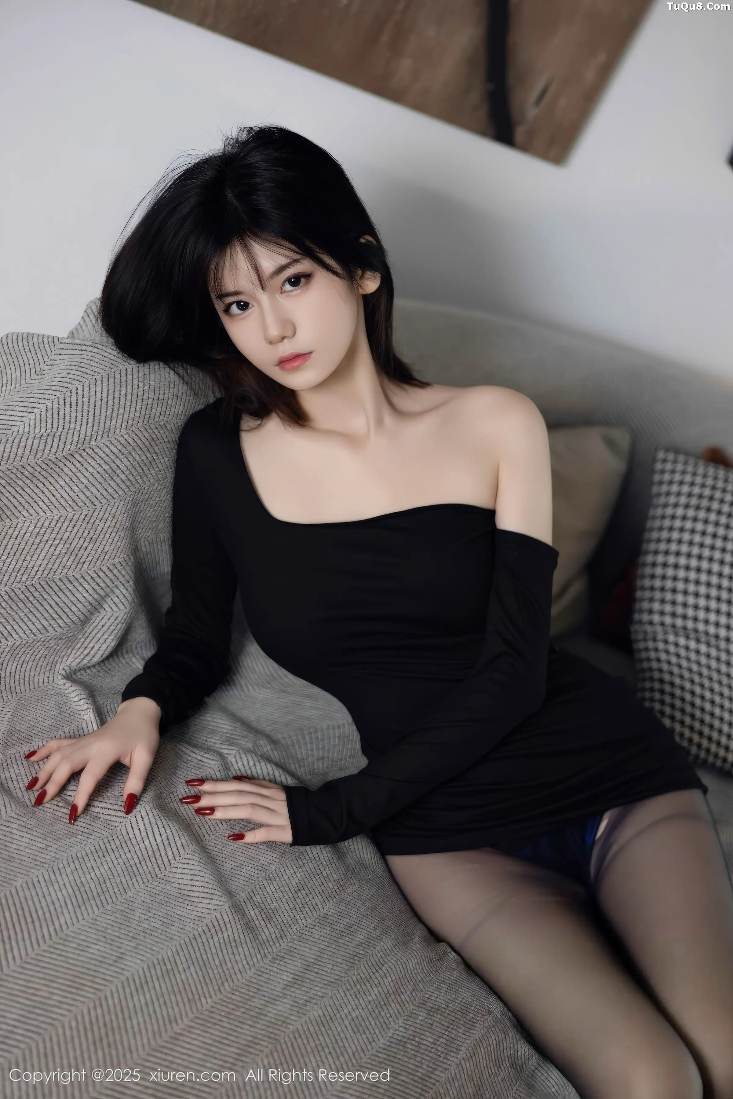 秀人集.com_[XiuRen秀人网]No.11105_模特凌七七性感黑色连衣短裙配超薄黑丝秀曼妙身材迷人诱惑写真100P