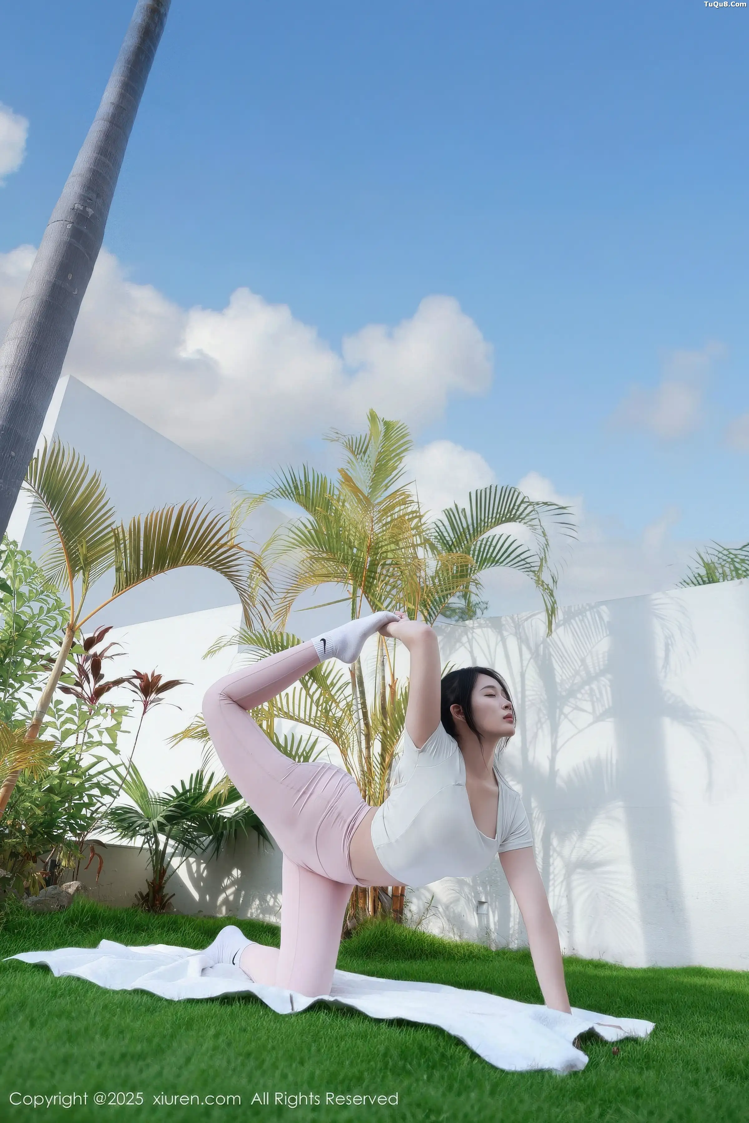 秀人集.com_[XiuRen秀人网]No.11018_模特南乔性感浅色瑜伽服配超薄无内灰丝秀惹火身材撩人诱惑写真80P