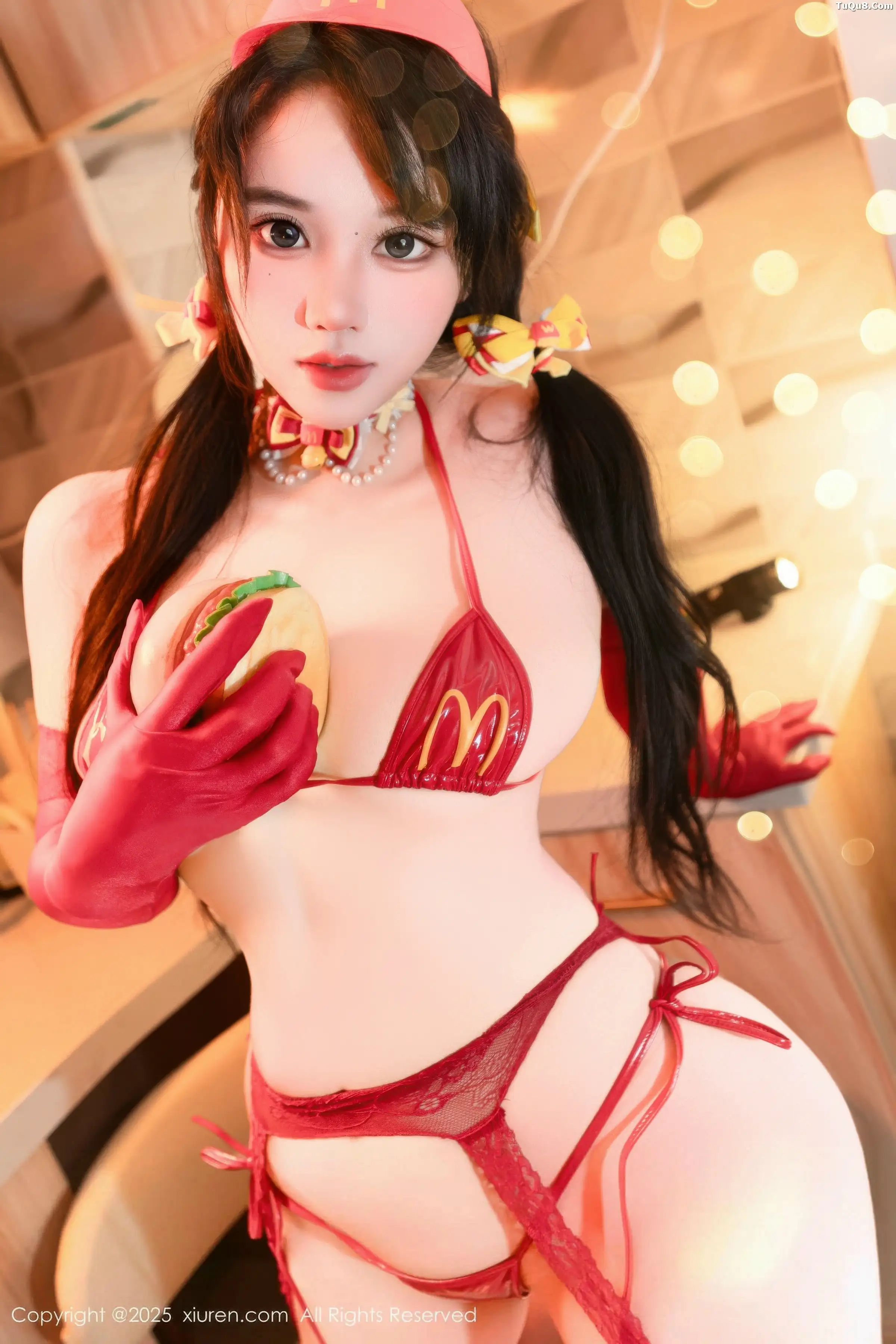 秀人集.com_[XiuRen秀人网]No.11154_模特汐汐爱吃草莓性感红色情趣内衣配红丝吊袜秀惹火身材诱惑写真78P